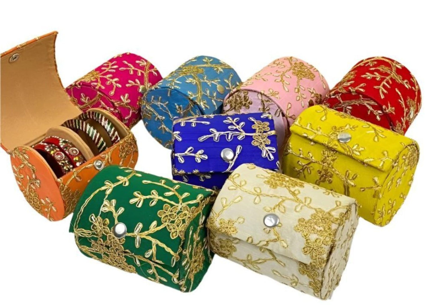 Bangle & Jewelry Box mehndi Favors Bridesmaid Gifts