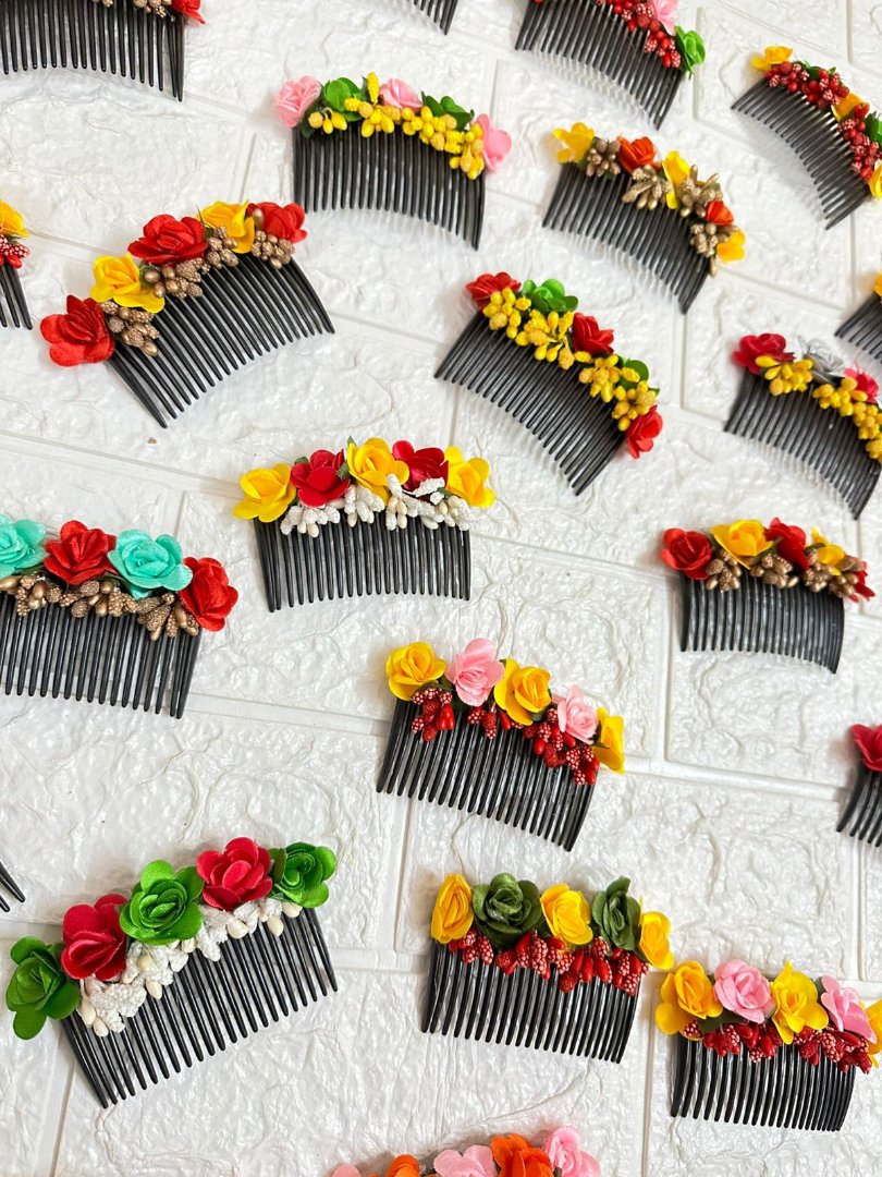 Mehndi Gifts Flower Hair Accessories