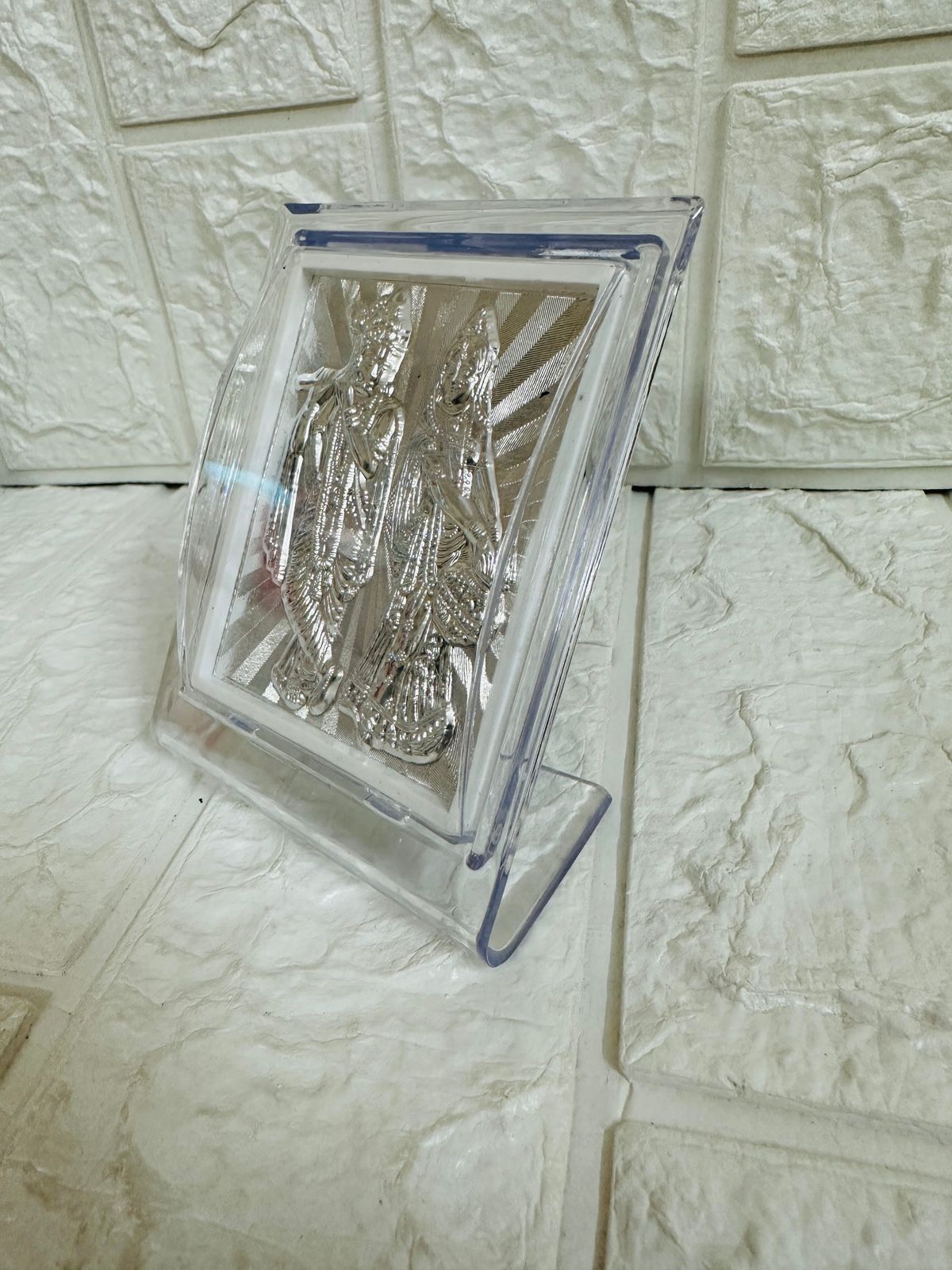 Radha Krishna Silver Frame For Wedding Favors Return Gifts