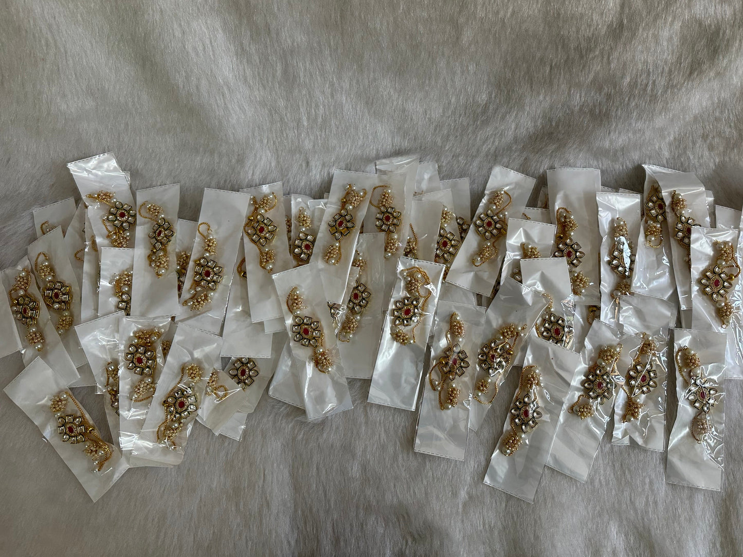 Kundan & Pearl Bracelet Mehndi Sangeet Wedding Return Gifts
