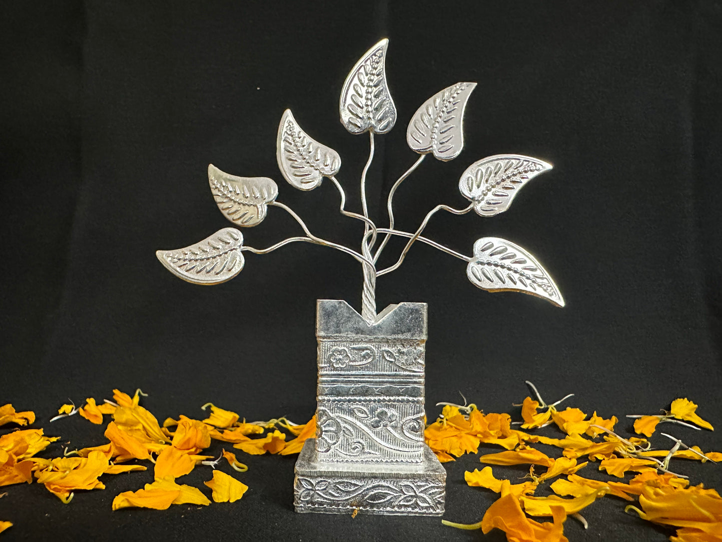 German Silver Tulsi Plant Puja Gifts, Housewarming, Return Gifts