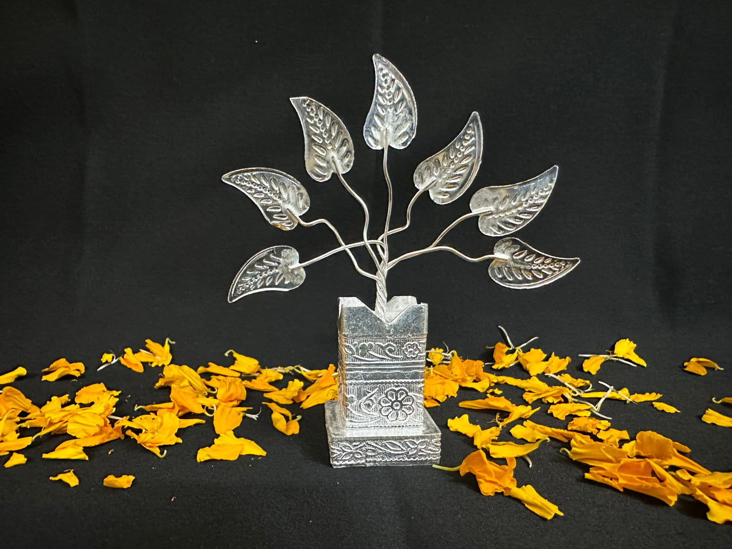 German Silver Tulsi Plant Puja Gifts, Housewarming, Return Gifts