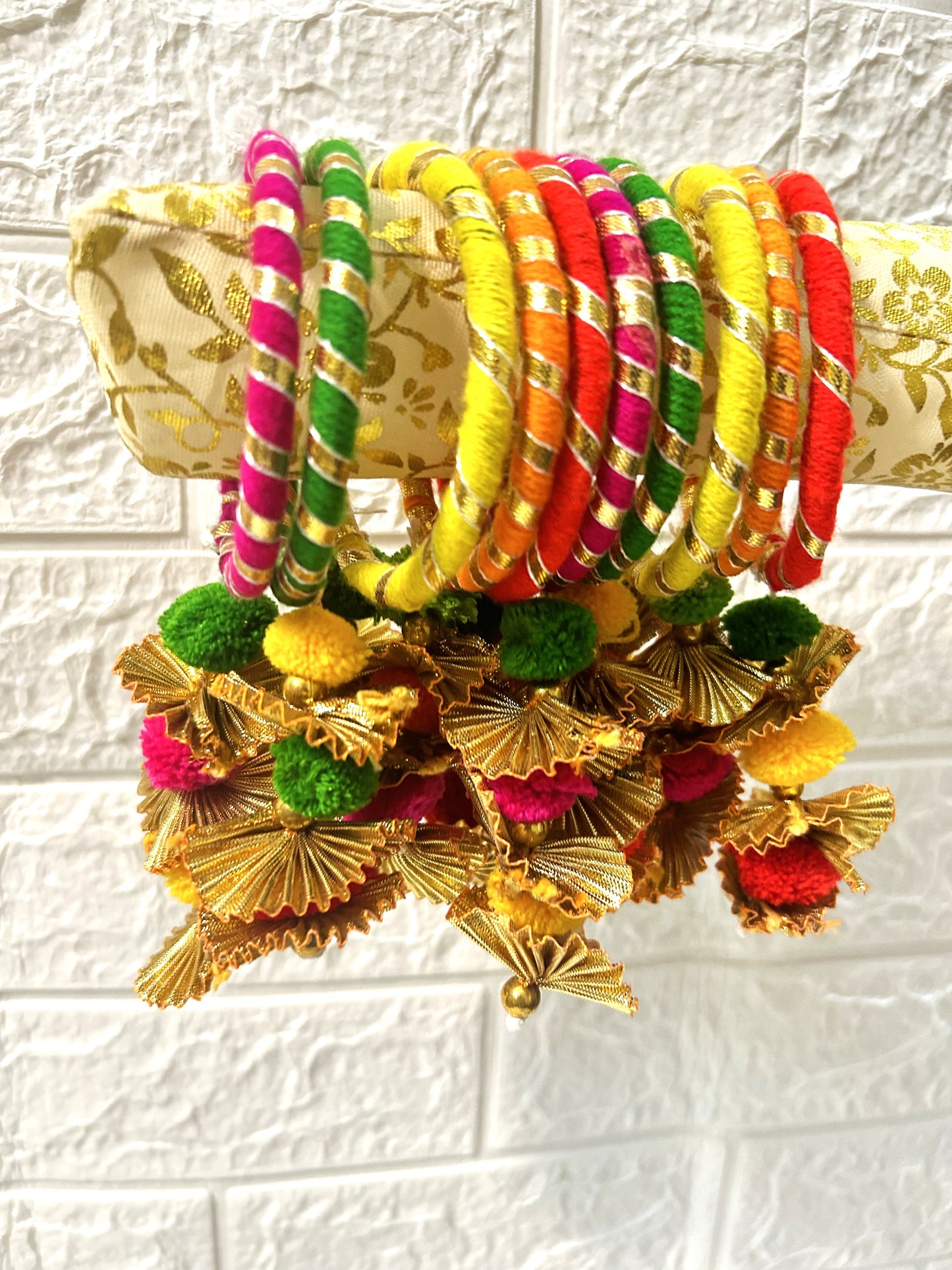 Bulk Thread Bangles Mehndi Favors, Sangeet Gifts, Wedding favors, Bridesmaid, Dholki, Jagoo Gift For Guests