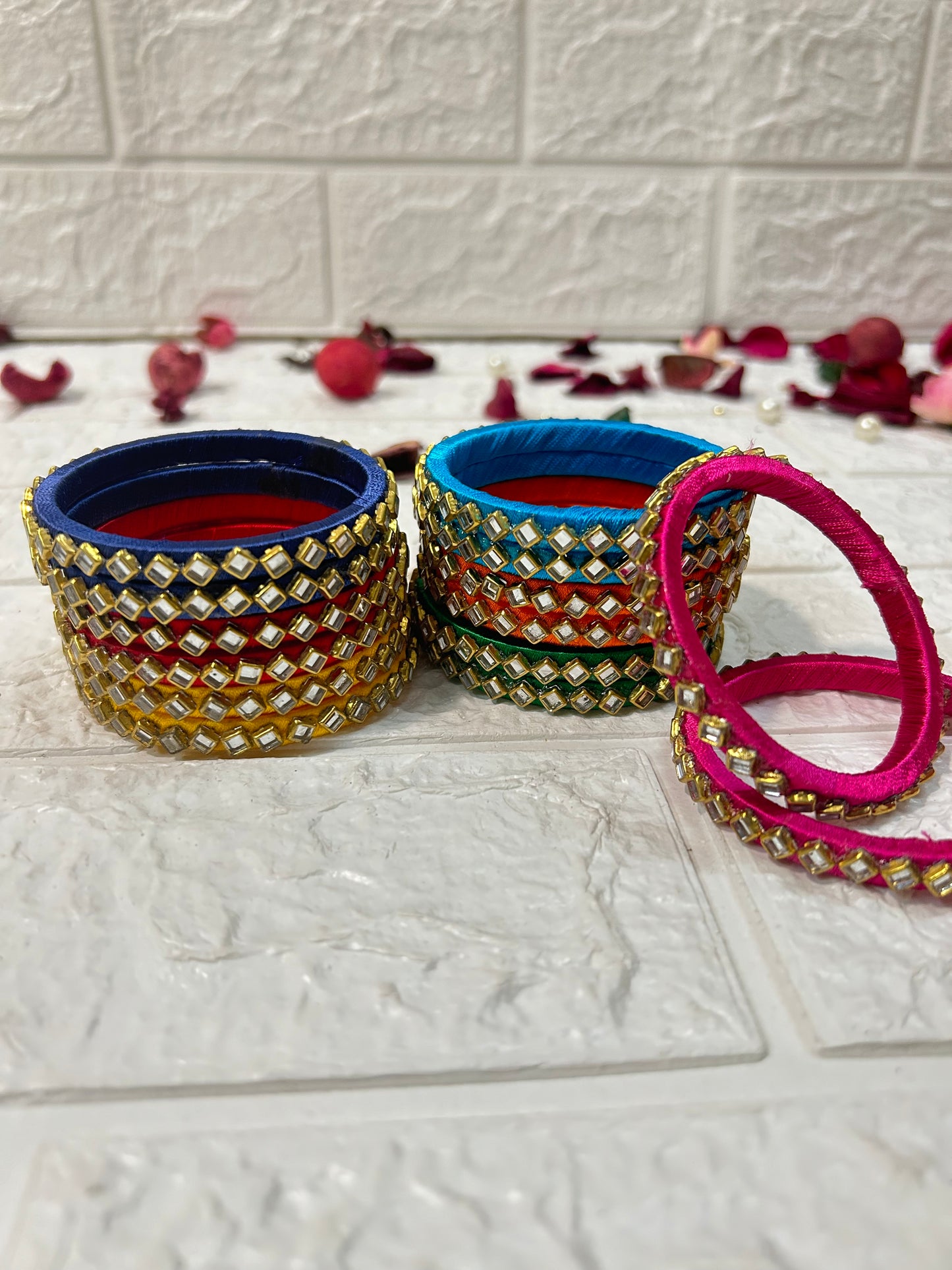 Silk Thread Bangles, Wedding Giveaway Gifts, Wedding Favors, Mehndi Gifts, Bridesmaid Gift For Guests
