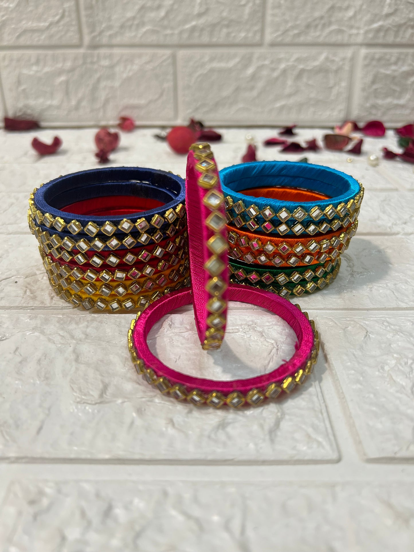 Silk Thread Bangles, Wedding Giveaway Gifts, Wedding Favors, Mehndi Gifts, Bridesmaid Gift For Guests