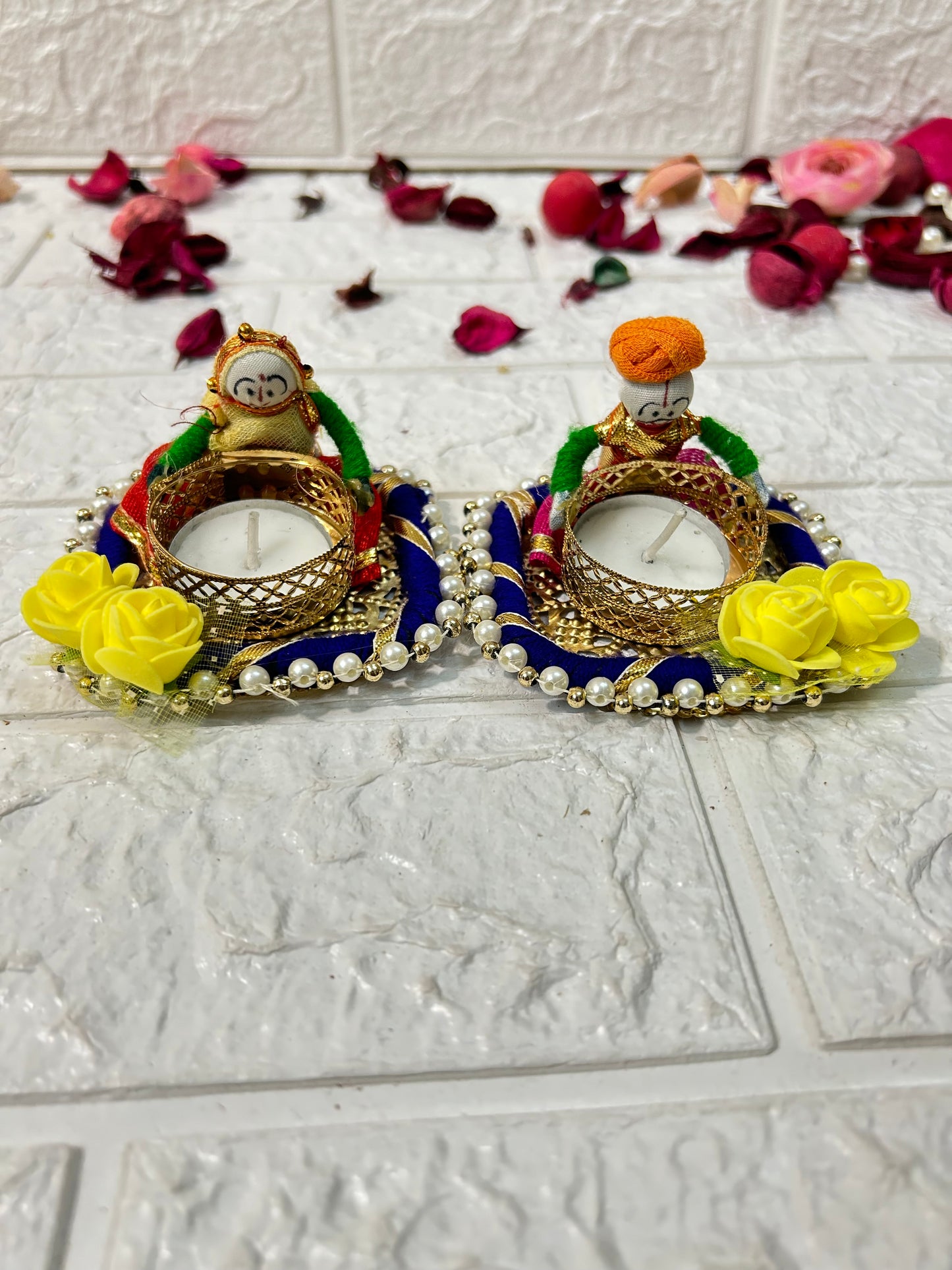 Tea Light Puppet Candle Holders, Return gifts, Diwali Gifts, Housewarming, Puja Gifts For Guests