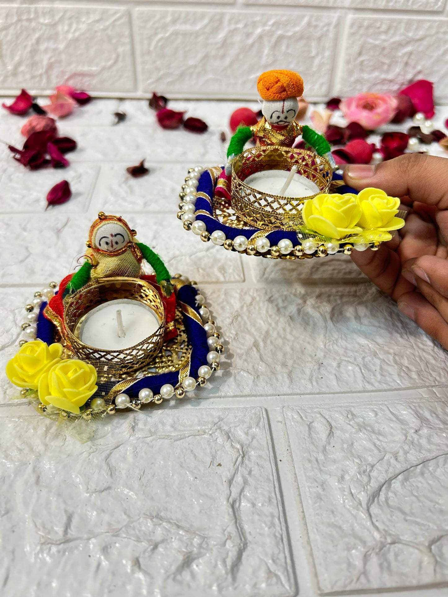 Tea Light Puppet Candle Holders, Return gifts, Diwali Gifts, Housewarming, Puja Gifts For Guests