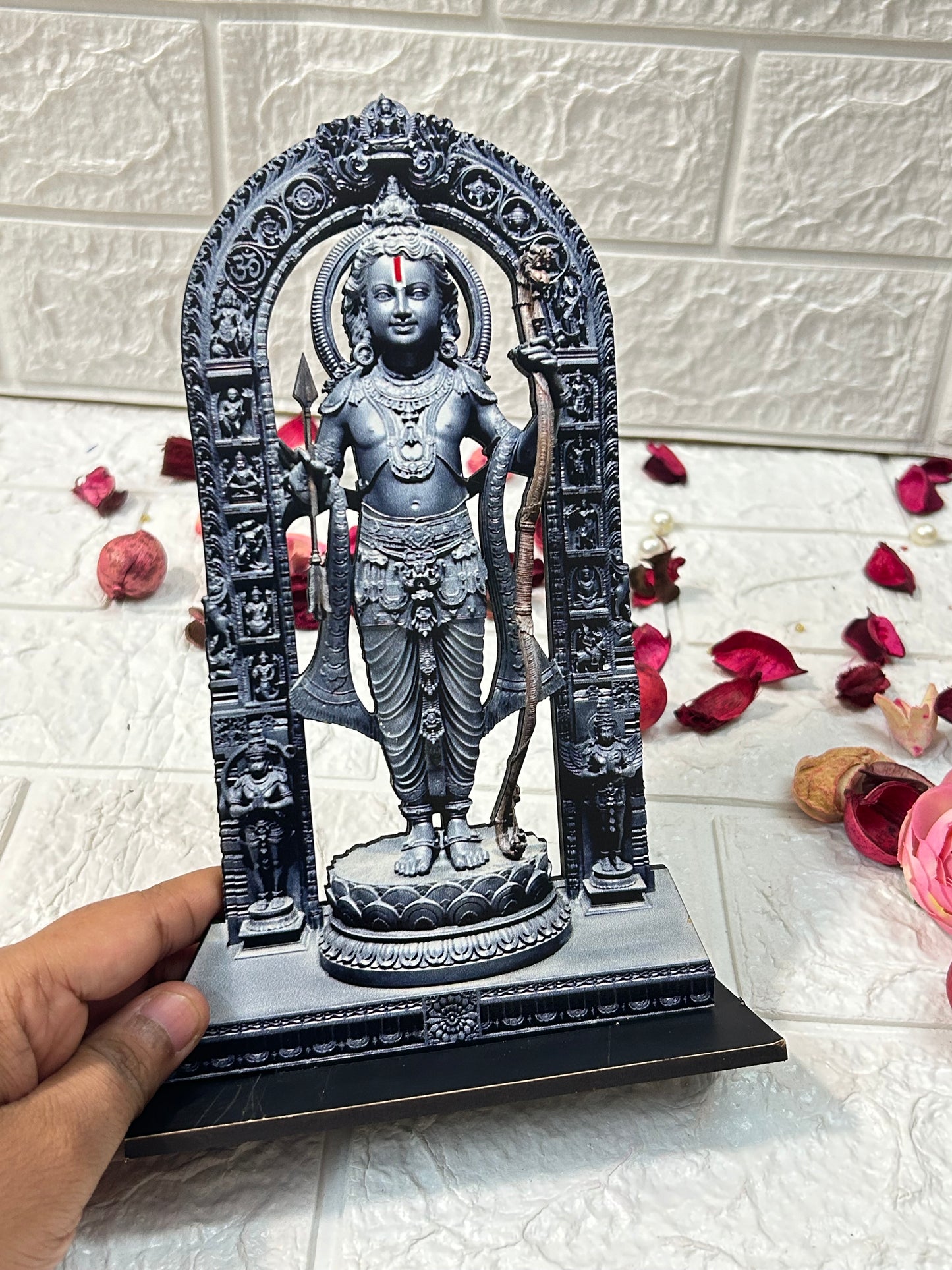 Mdf 2D Ram Lalla Idol Home Decor Puja Gifts, Housewarming Return Gifts, Baby Shower, Diwali Gifts For Guests