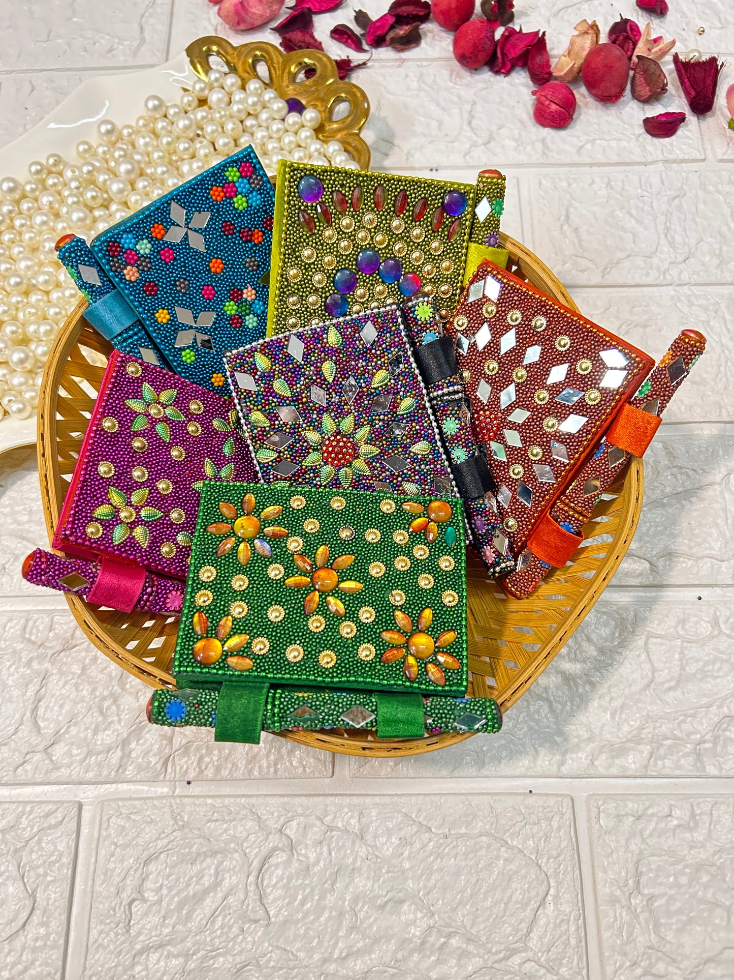 Handmade Lac Diary & Pen Set, Indian Return Gifts