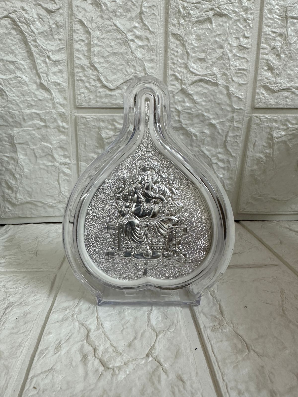 Ganesha Silver Frame