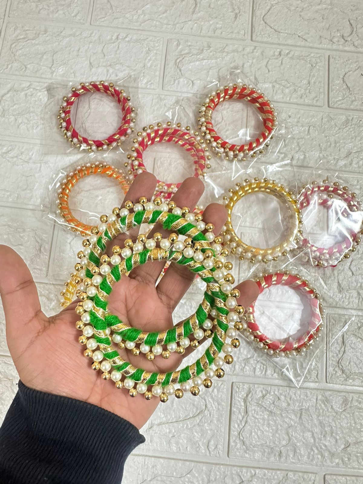 Sangeet Gifts Thread Gota Bangles