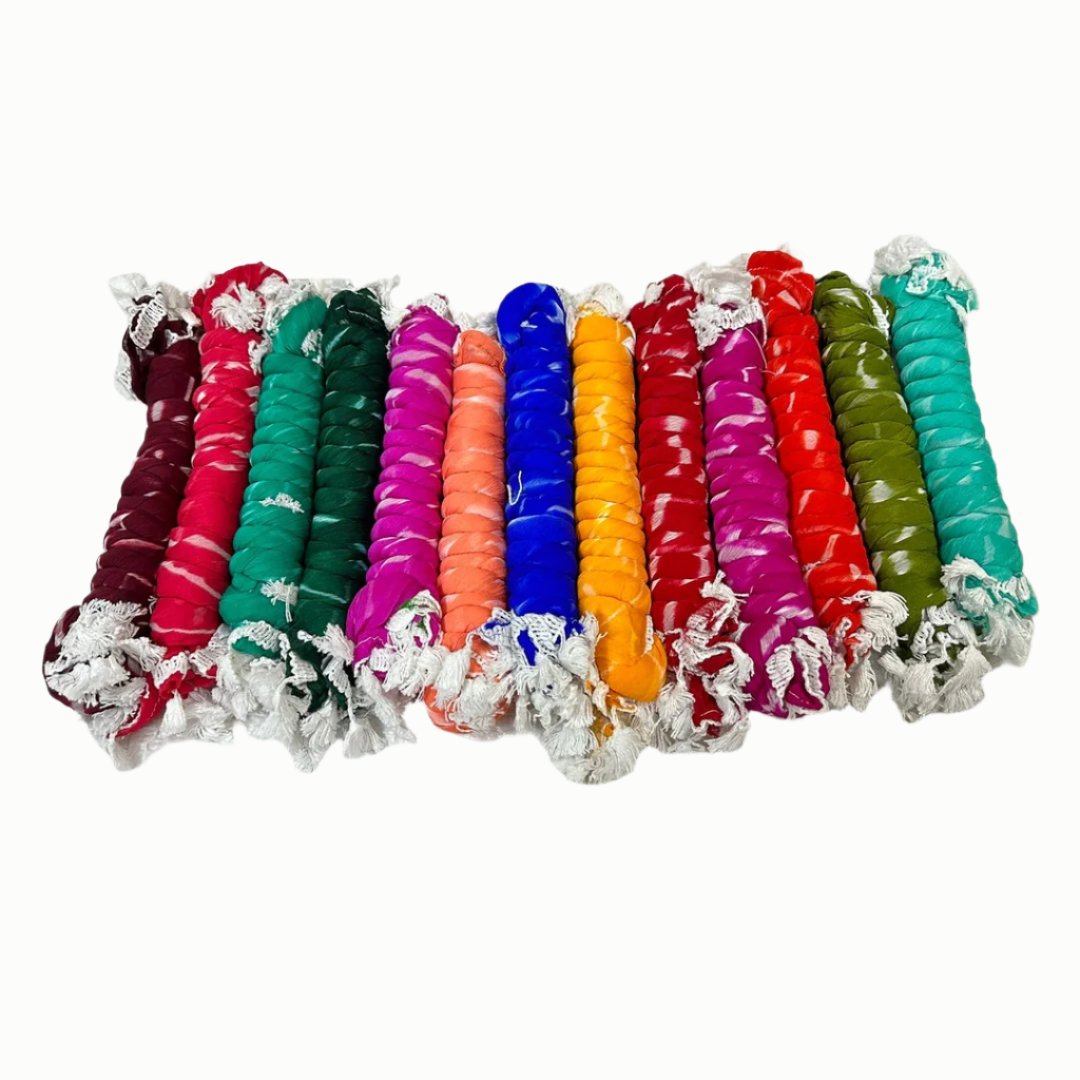 Multicolor Leheriya Dupattas For Mehndi Favors Sangeet Giveaway Gifts Wedding Party Return Gifts For Guests