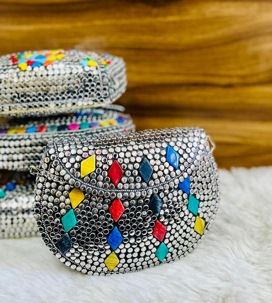 Mosaic Stone Handbag Clutch Wedding Favours Gifts