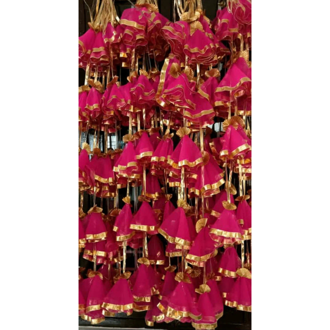 net gota strings wedding decor mehndi sangeet party decoration event backdrop decor