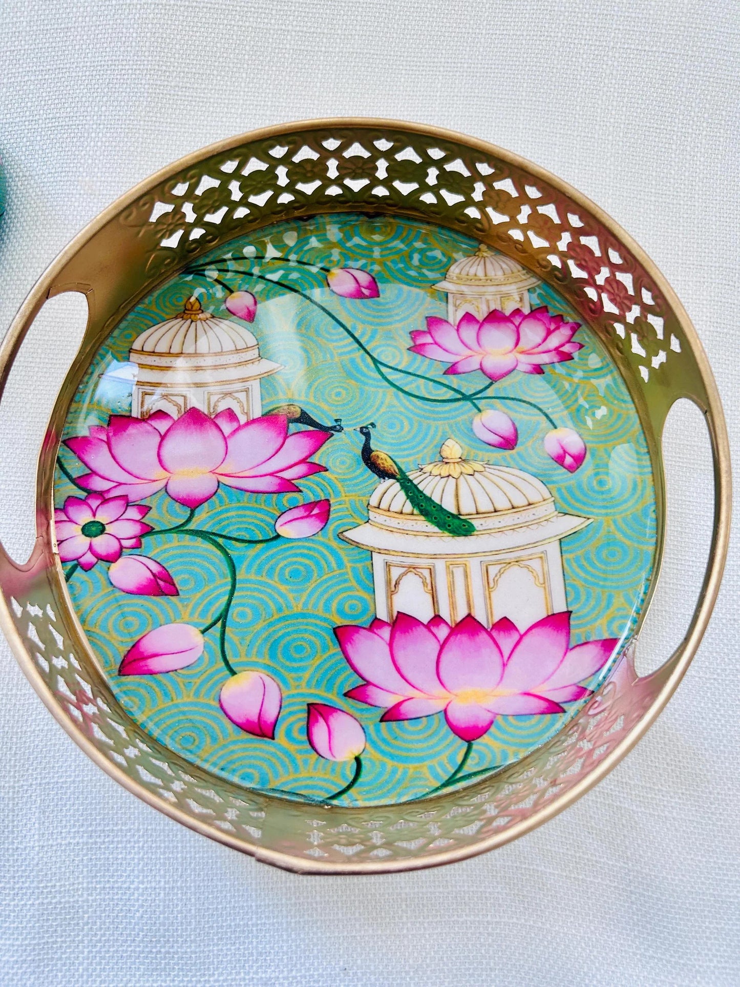 Pichwai Tray Urli Gift For Guests