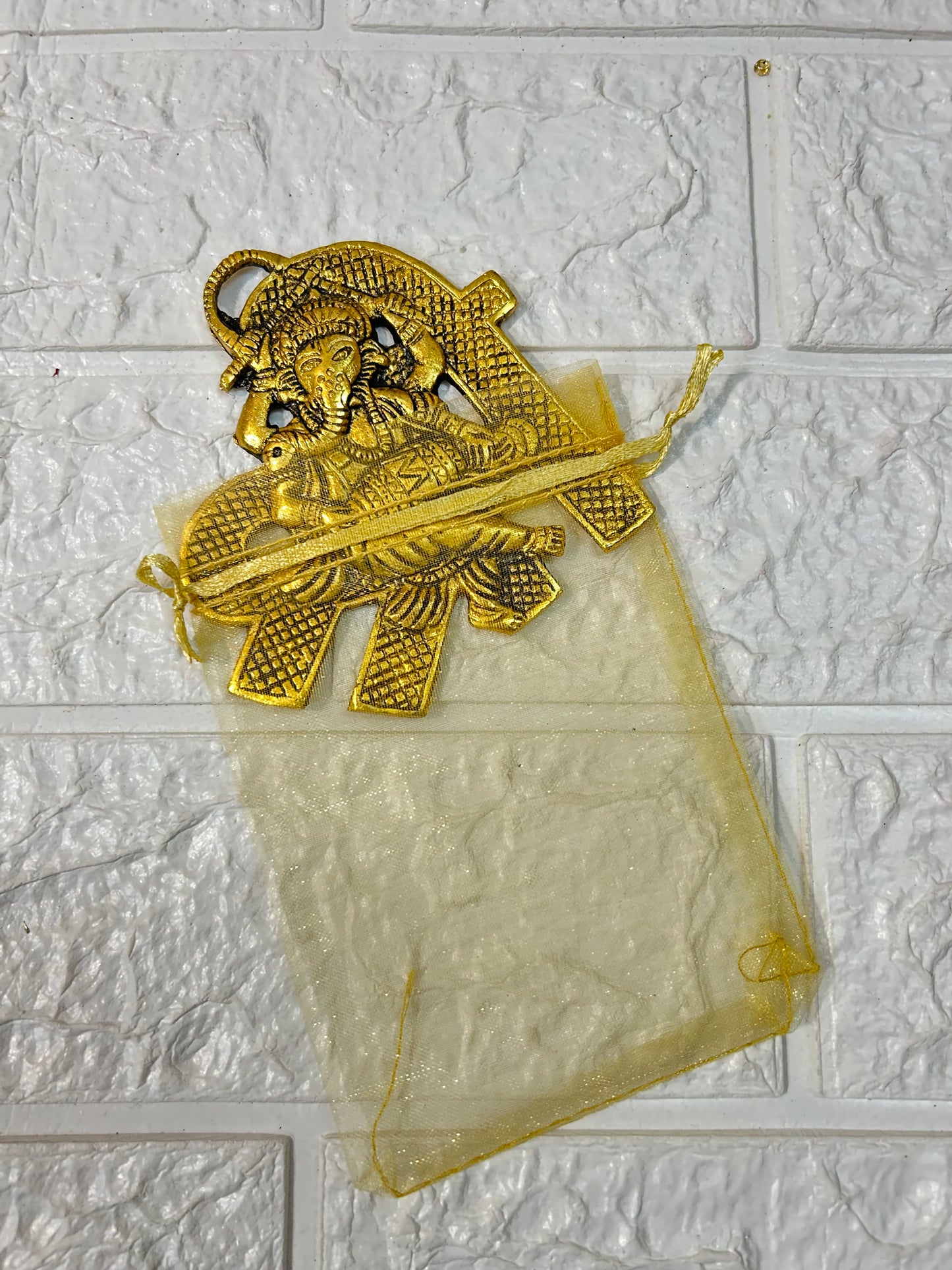 Ganesha Shree Metal Wall Hanging Pooja Return Gifts
