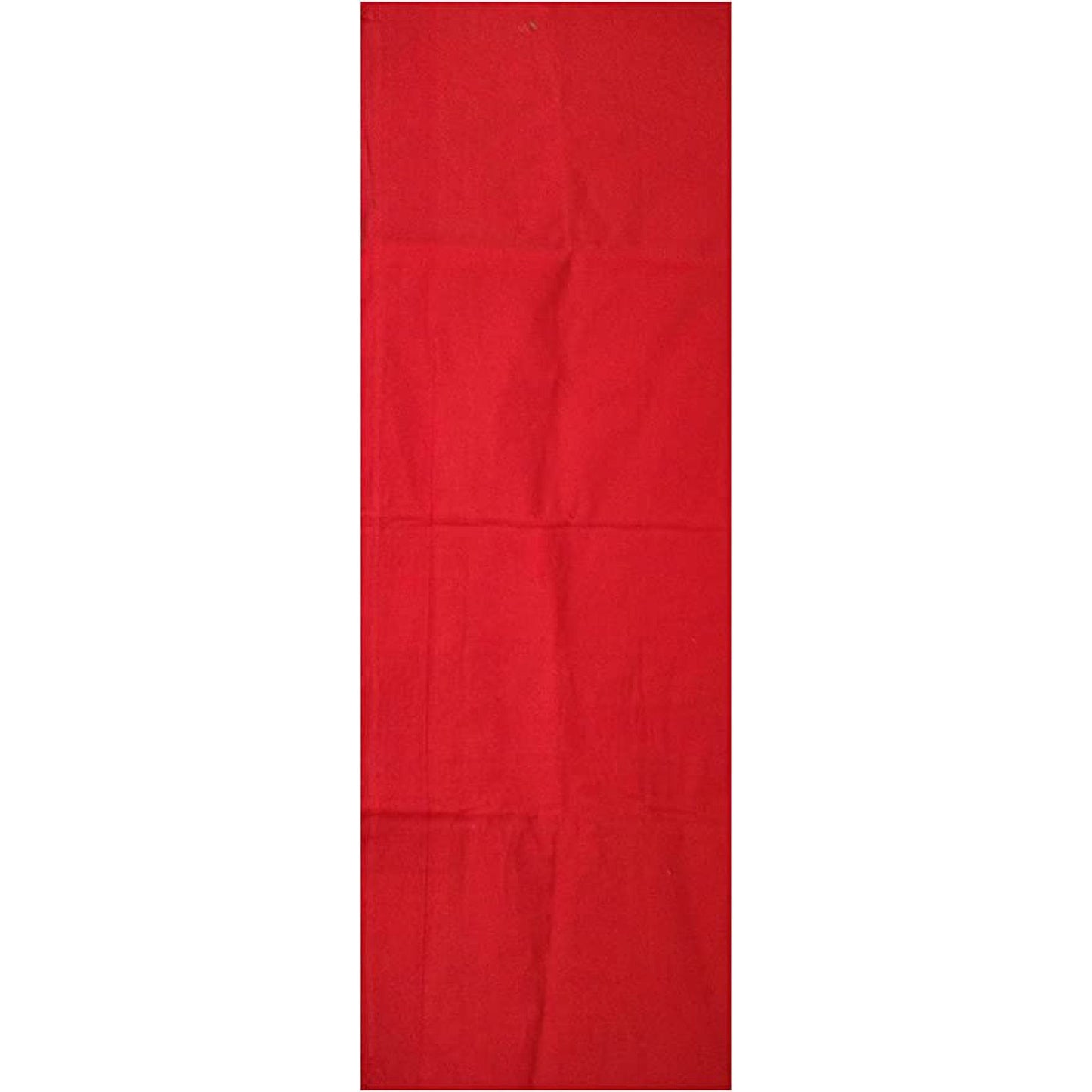 Red Embroidered Patchwork Tapestry Table runner