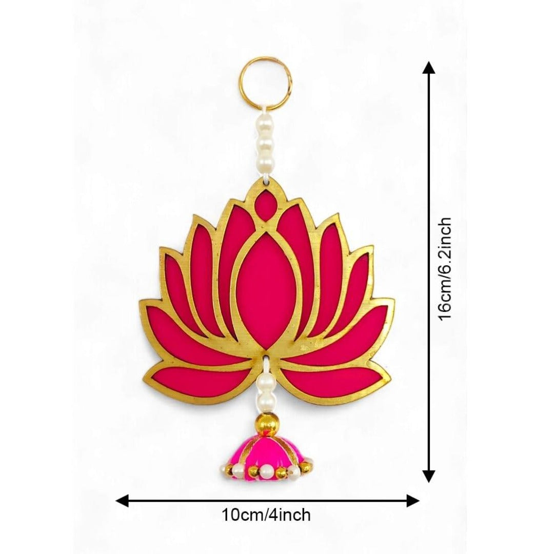 Lotus Wall Hanging Backdrop Puja Decor Housewarming Decoration Baby Shower Home Decor