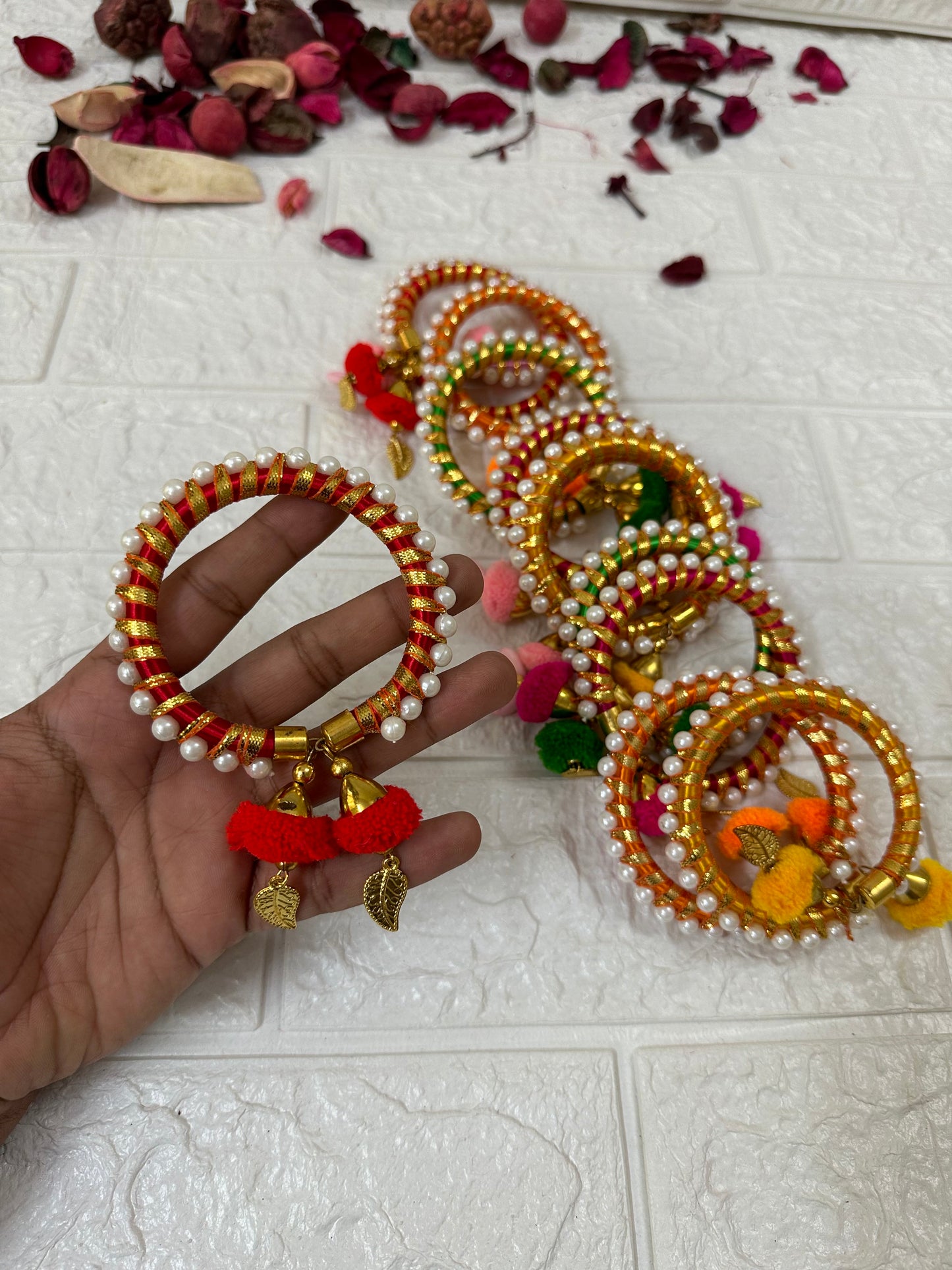 Multicolor Openable Slipon Bangles Bracelets Women's Gifts Mehndi Favors