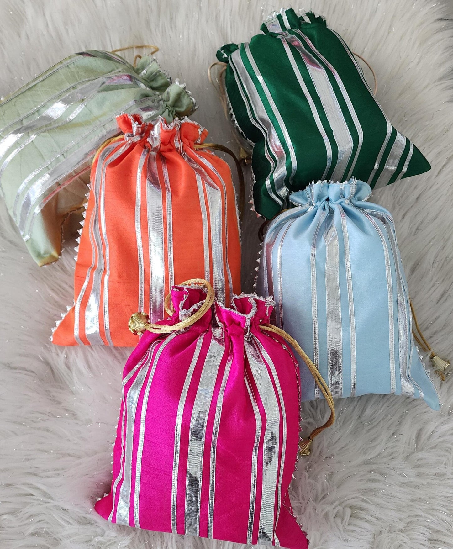 Gota Potli Bags For Gift Packings Party Favors