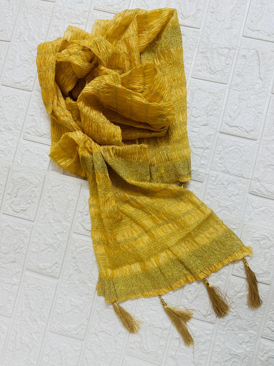 Golden Men's Sherwani Dupatta, Wedding Men's Favours, Baraati Return Gifts, Groomsmen Gift