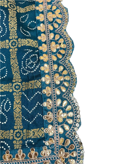 Ghatchola Saree Bandhani Tradtional Party Wear Saree Puja Wear Saree