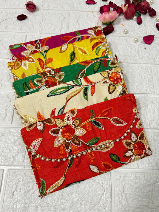 Wedding Favors, Return Gifts, Embroidered Clutches, Purse, Mehendi Sangeet Gifts For Guests