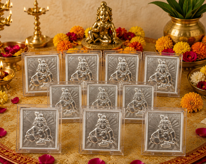 German Silver Ladoo Gopal, Baal Krishna Photo Stand For Puja Gifts, Indian Return Gifts For Guests