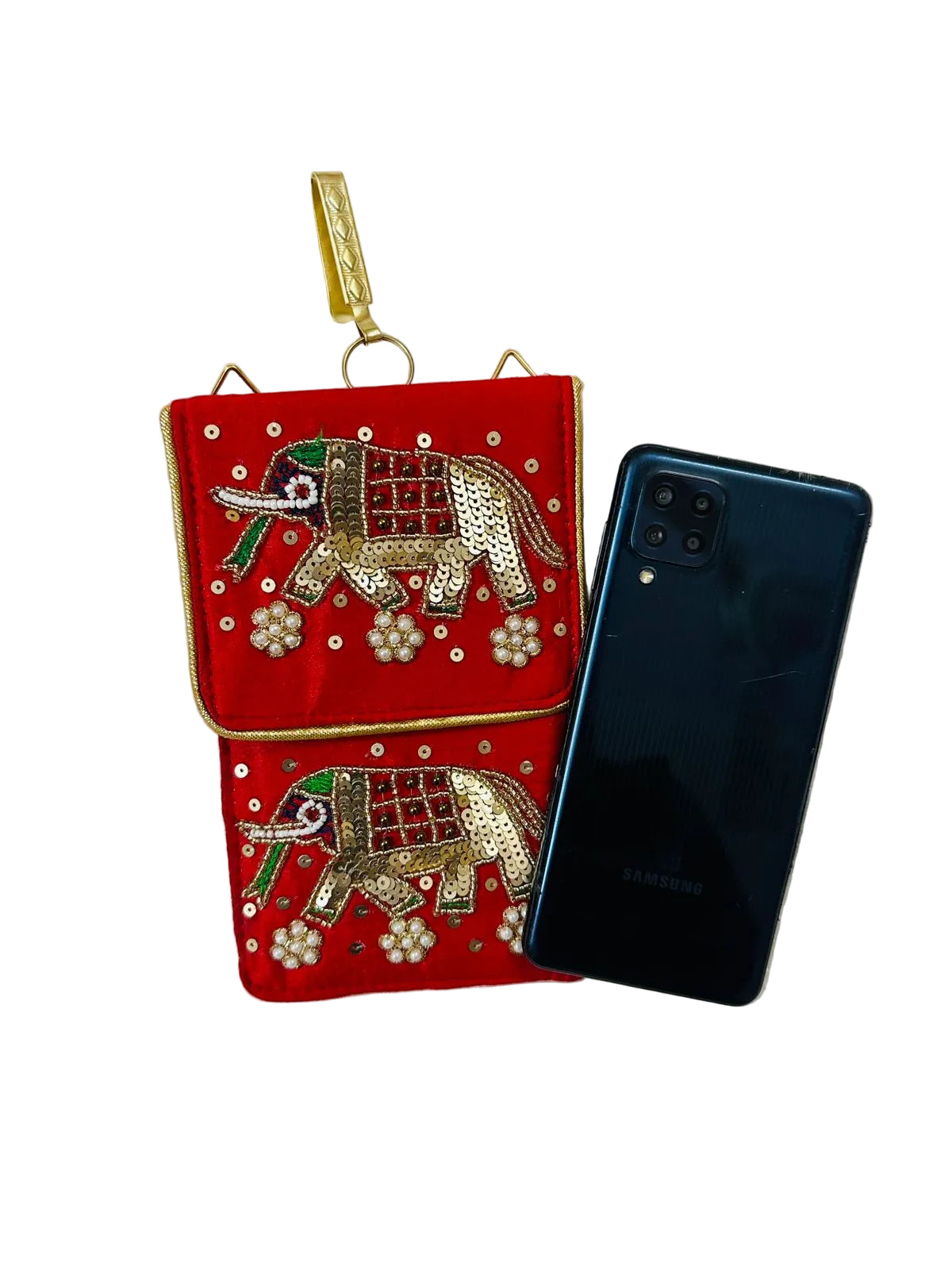 Elephant Handwork Mobile Pouch Purse For Return Gifts