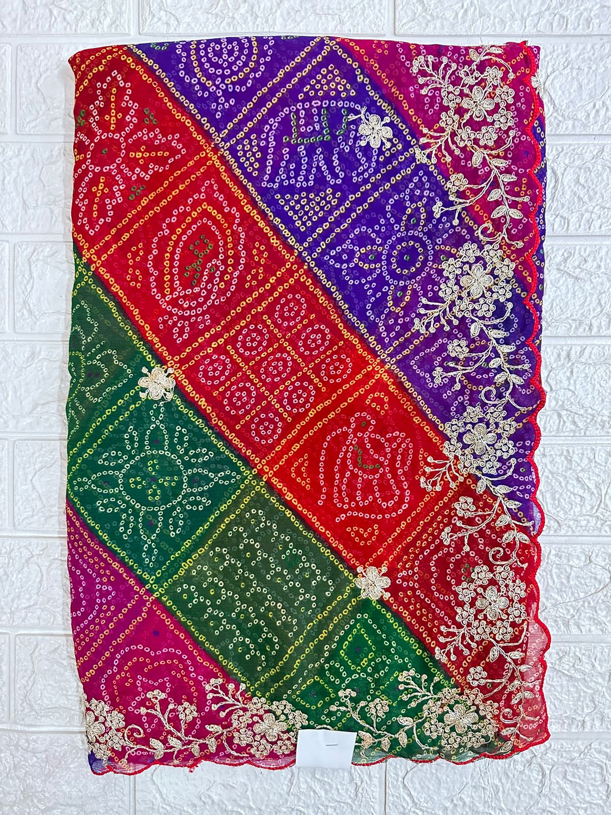 Traditional Rajasthani Bandhani Party wear Saree
