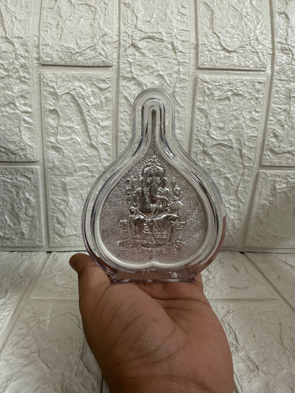 Ganesh Ji Idol Leaf Frame For Gifts