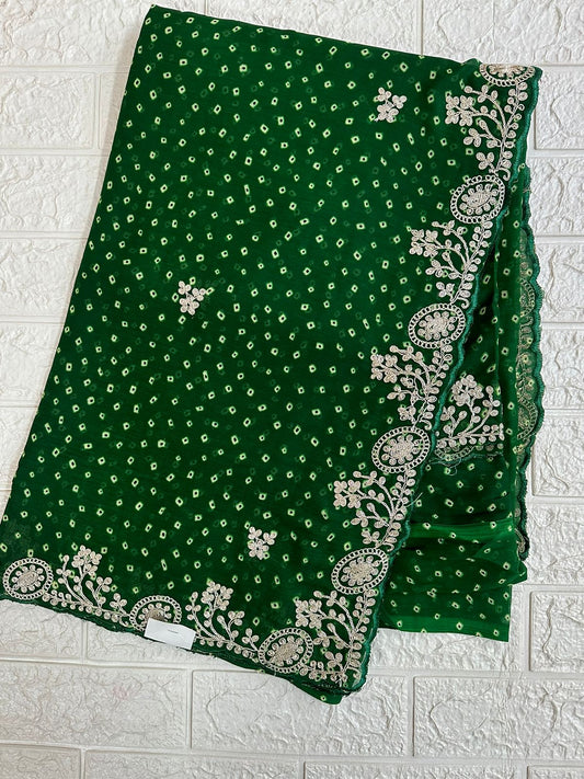 Traditional Bandhani Saree