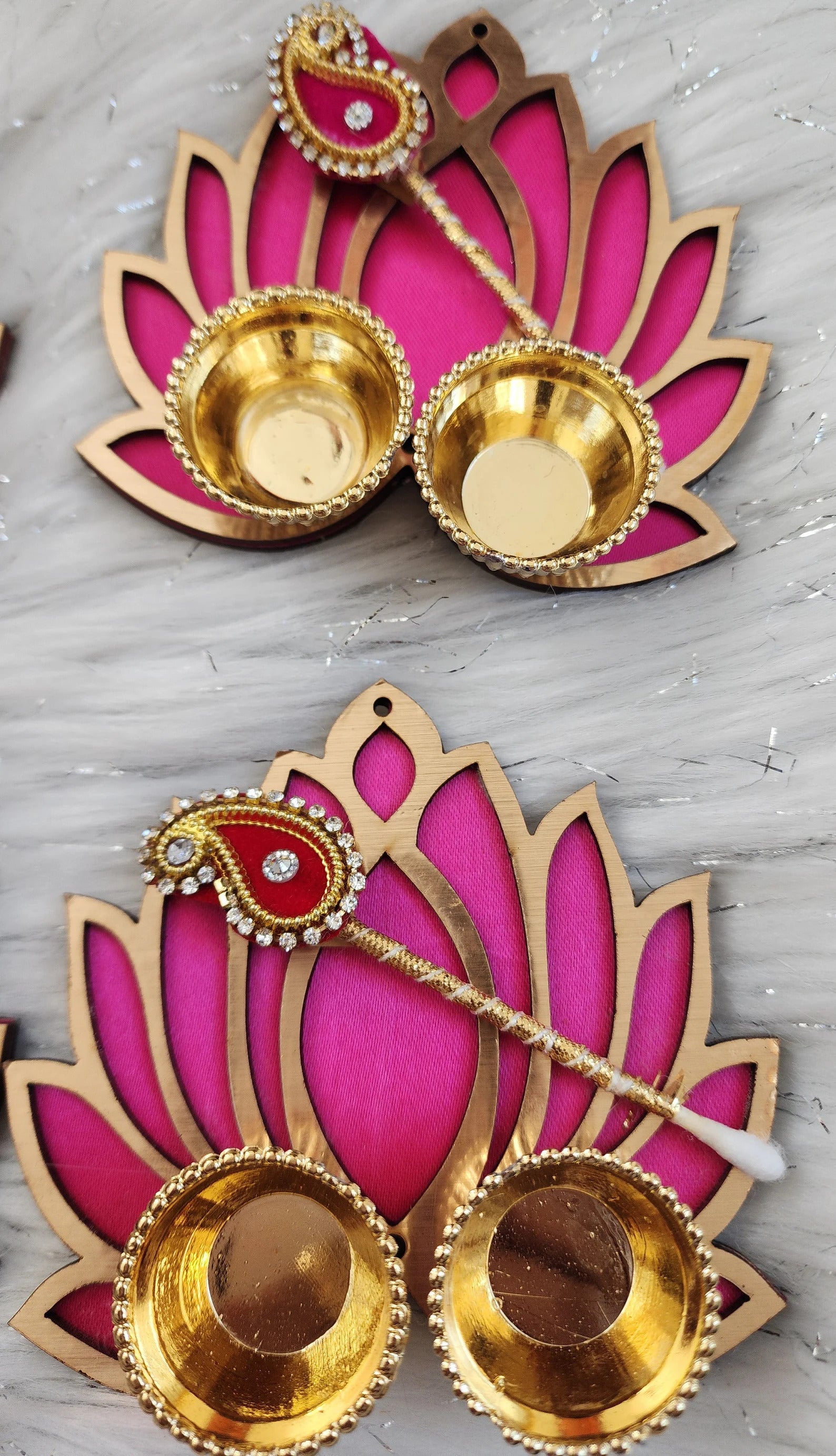 Kumkum Holder Lotus Shape Housewarming Gifts