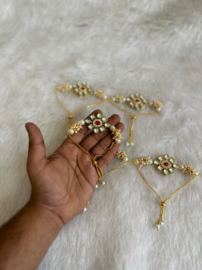 Kundan & Pearl Bracelet Mehndi Sangeet Wedding Return Gifts