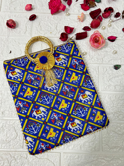 Patola Handbags, Mehendi Gifts, Wedding Favors, Housewaming Puja Gifts