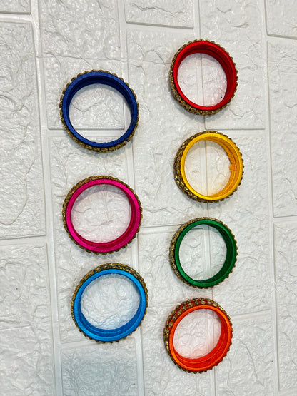 Silk Thread Bangles, Wedding Giveaway Gifts, Wedding Favors, Mehndi Gifts, Bridesmaid Gift For Guests