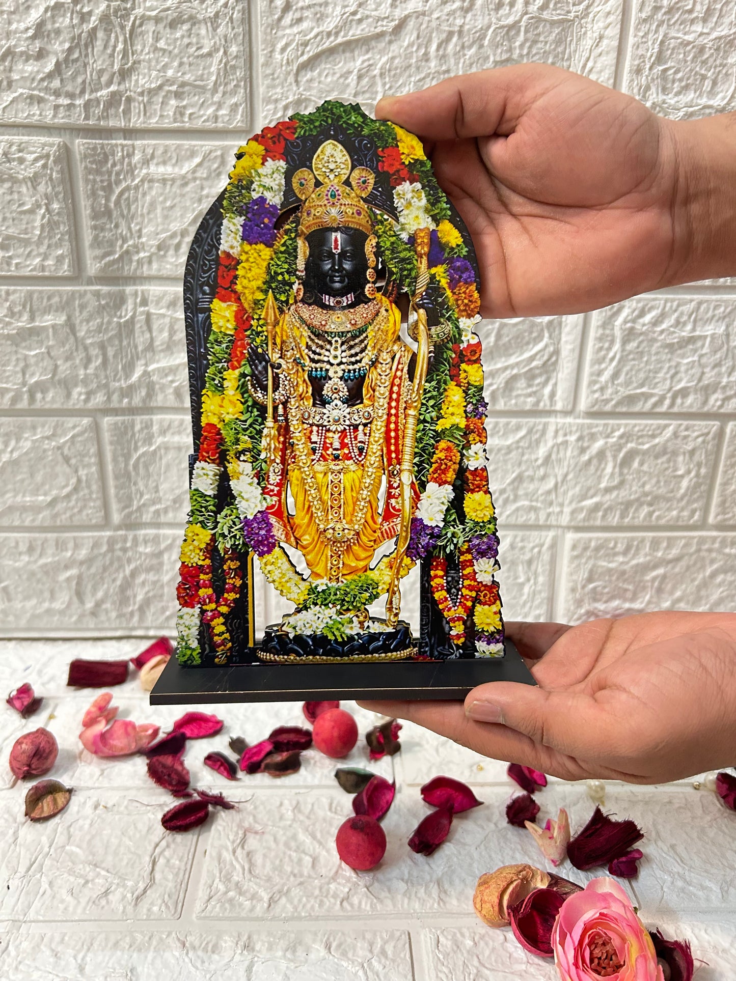 Wooden Ayodhya Ram Ji Idol, Diwali Gifts, Housewarming Gifts For Guests, Puja Favors, Navratri Gifts