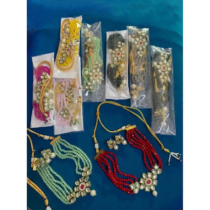 Choker Set With Earrings For Mehndi Favors Sangeet Gifts For Guests Bulk Return Gifts For Guests Wedding Giveaway Bridesmaid Gifts