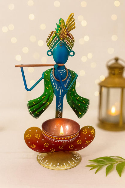  Krishna T-Light Candle Holders For Return Gifts