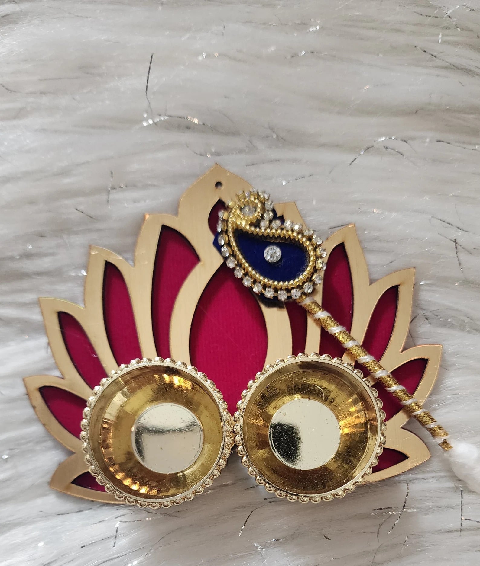 Kumkum Holder Lotus Shape Housewarming Favors Return Gifts