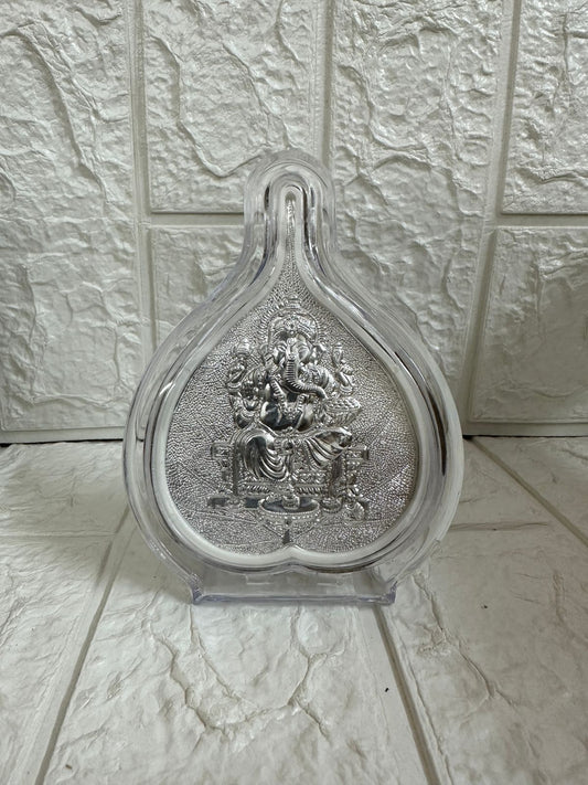 Ganesha Silver Frame