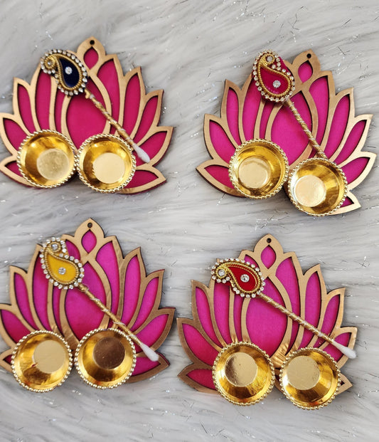 Lotus Kumkum Holder Puja Gifts