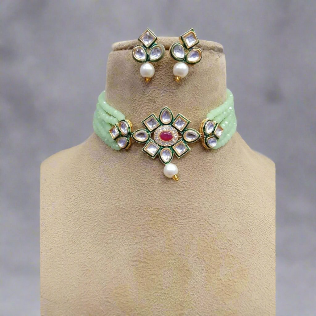 Choker Set With Earrings For Mehndi Favors Sangeet Gifts For Guests Bulk Return Gifts For Guests Wedding Giveaway Bridesmaid Gifts