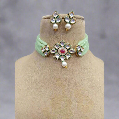 Choker Set With Earrings For Mehndi Favors Sangeet Gifts For Guests Bulk Return Gifts For Guests Wedding Giveaway Bridesmaid Gifts