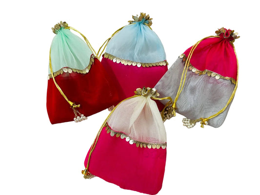 Wedding Favor Bags, Potli Bags, Organza Gift Bags
