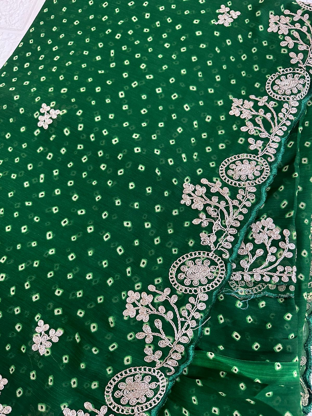Pittan Work Party Wear Saree