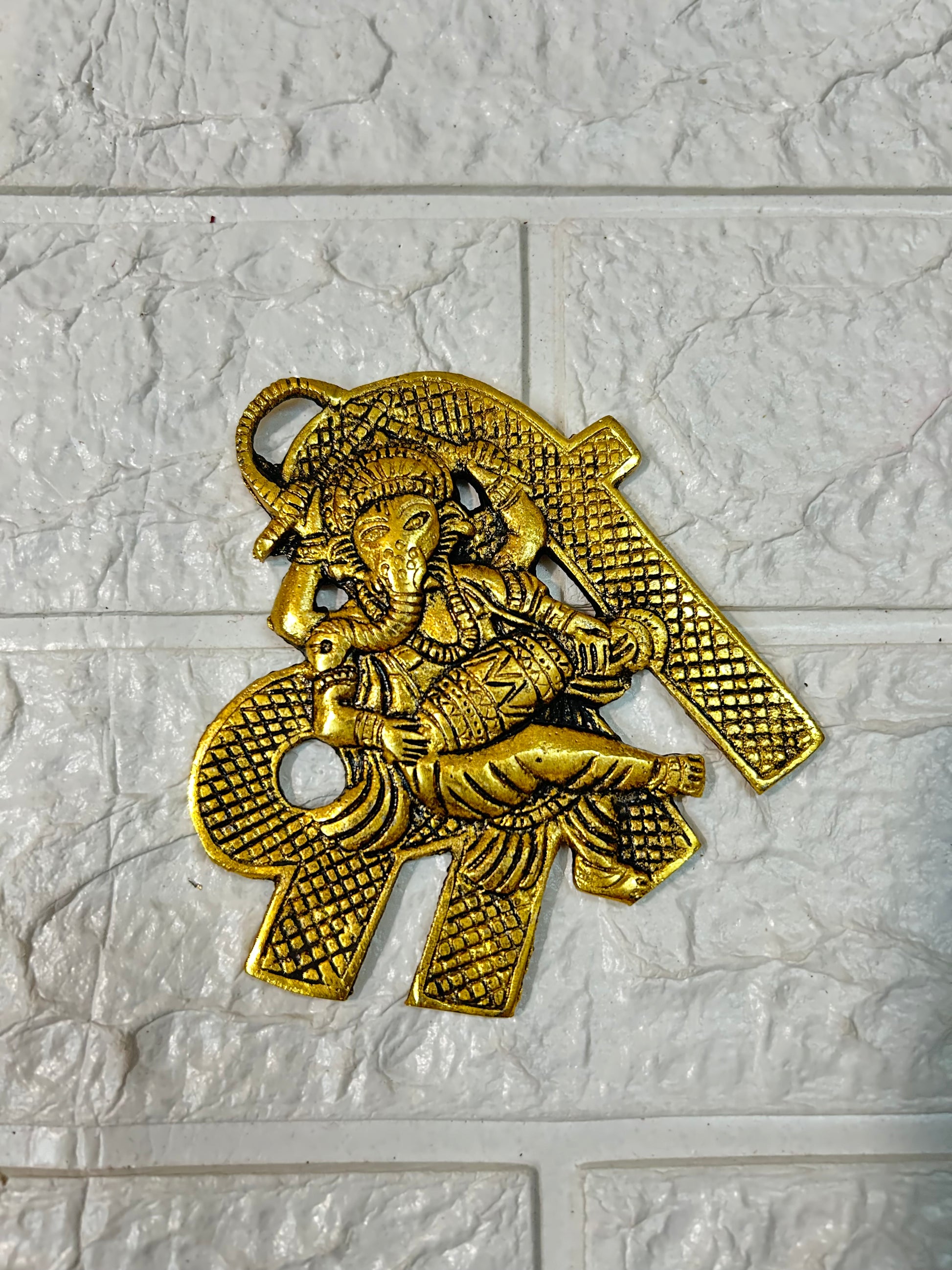 Ganesha Shree Metal Wall Hanging Pooja Return Gifts