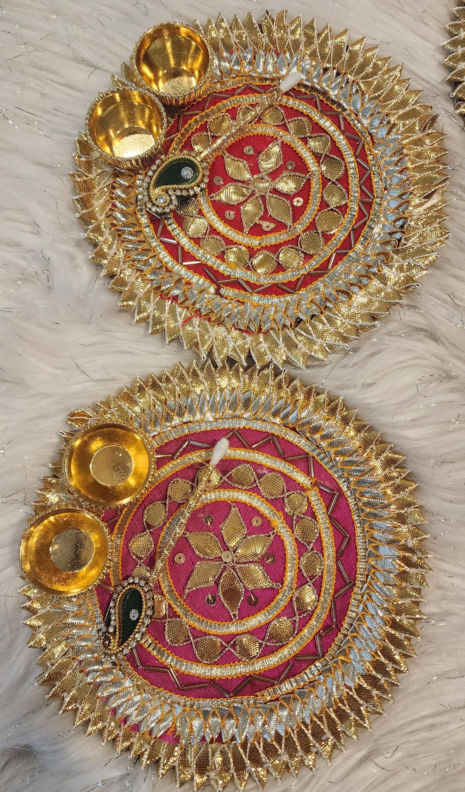 Gota Haldi Kumkum Platter Housewarming Favors