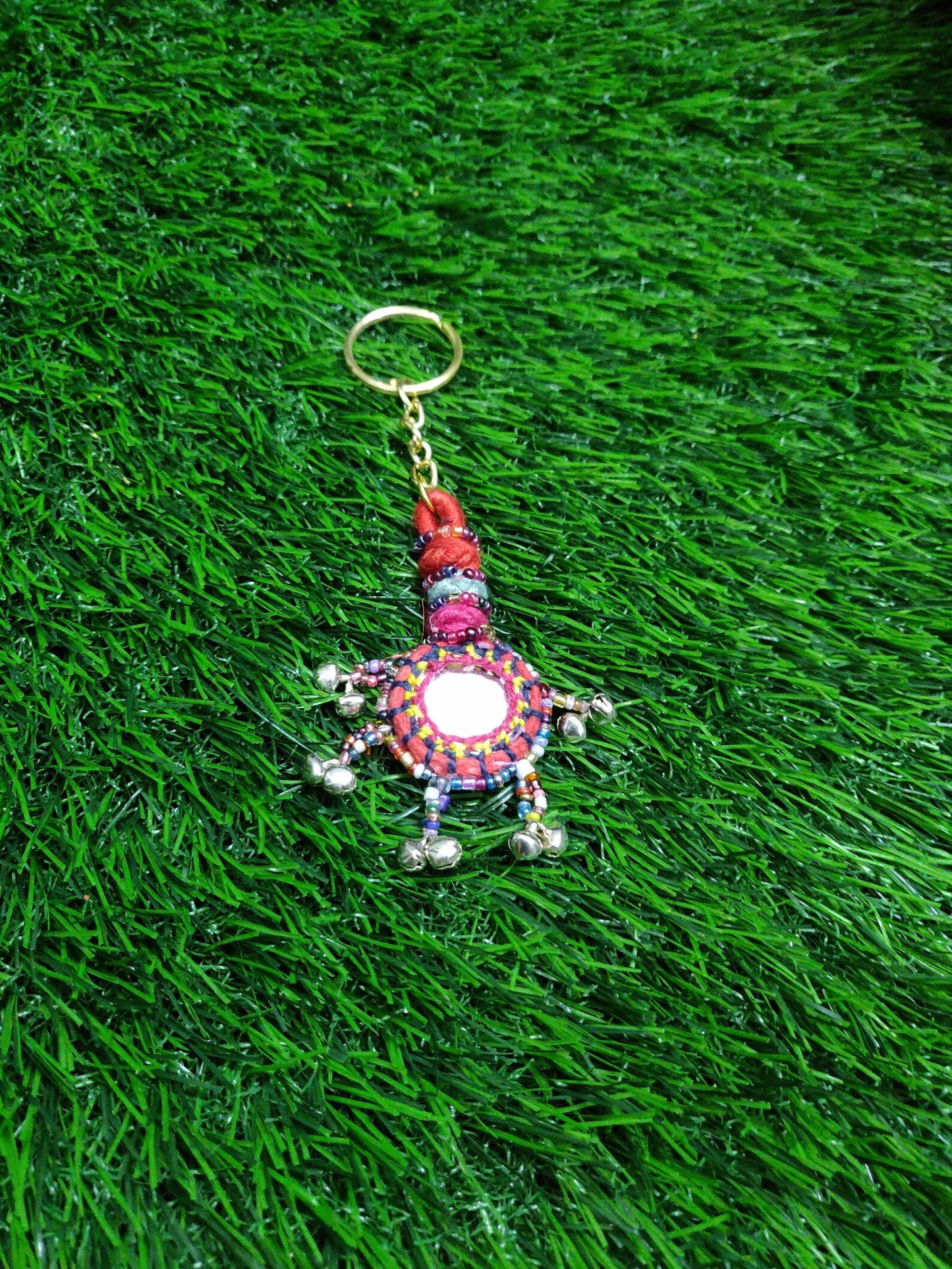 Rajasthani Banjara Tassel Mirror Keychains Return Gifts