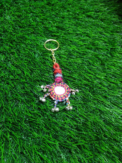 Rajasthani Banjara Tassel Mirror Keychains Return Gifts